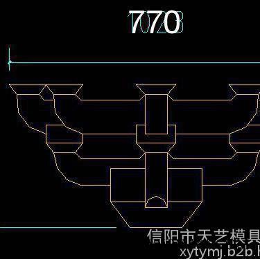 天藝三踩半斗斗拱模具 仿古建模具 斗拱注塑模具 古建模具 斗拱模具