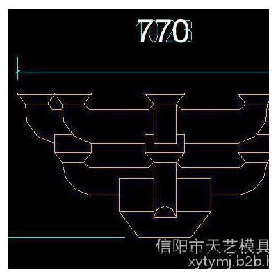 天藝三踩半斗斗拱模具 仿古建模具 斗拱注塑模具 古建模具 斗拱模具