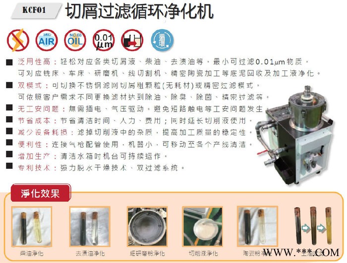 禾登**KCF01 底屑清渣機 液槽清理機 切削液凈化 精密細粉過濾 氣動式 車床、銑床、CNC數控機床環保必備