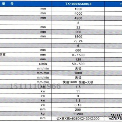 泰源臺式重型鏜銑床/TX1000X5600年底大促/銑床/鏜床/