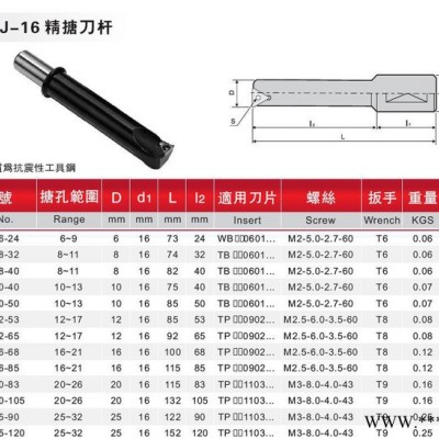 SBJ-16精搪刀桿數(shù)控銑床加工中心CNC數(shù)控刀具