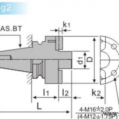 BT/FMB平面銑刀柄（直式柄）數控刀具數控銑床加工中心刀具