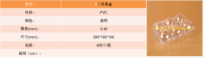 6個蘋果盒